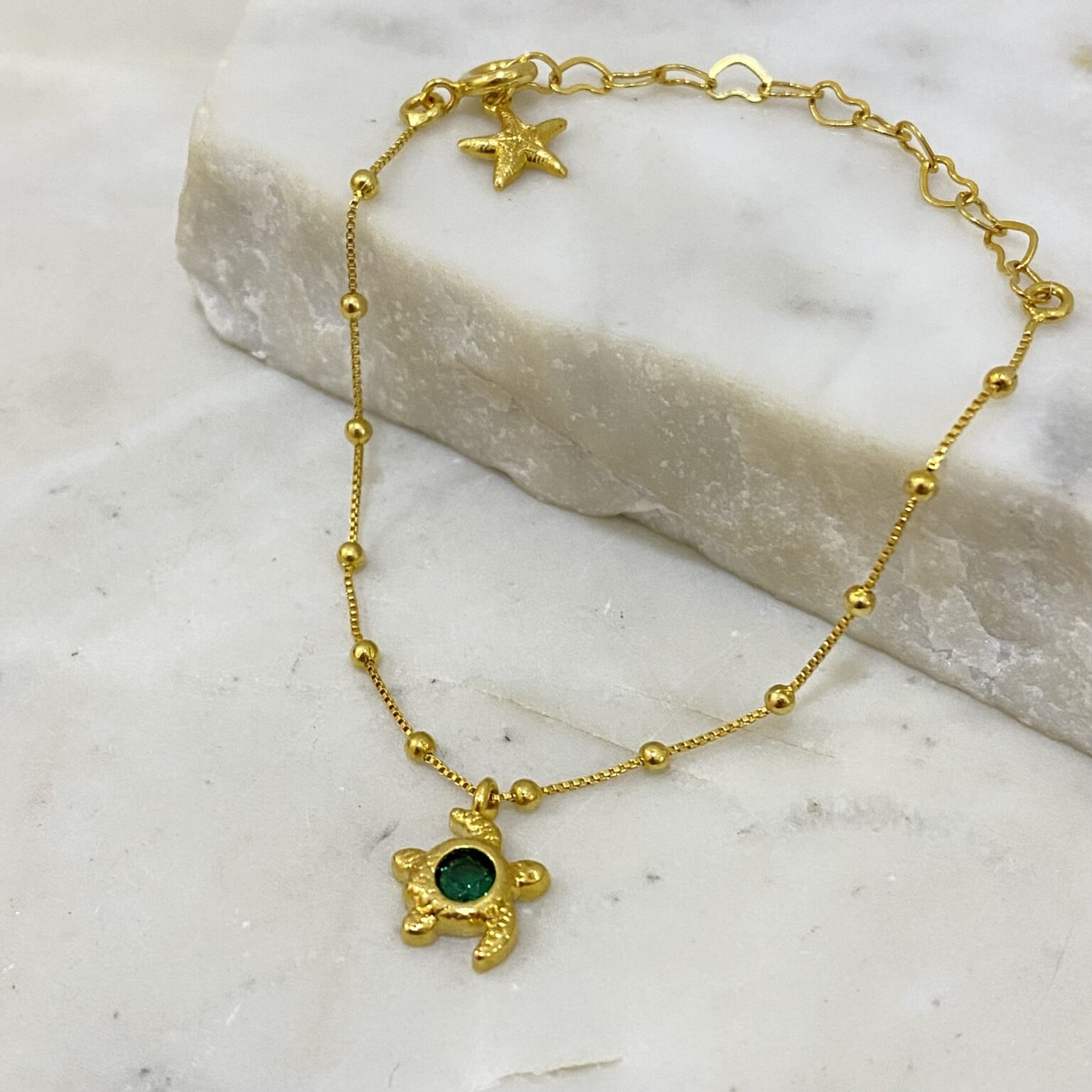 Pulsera infantil dijes de mar