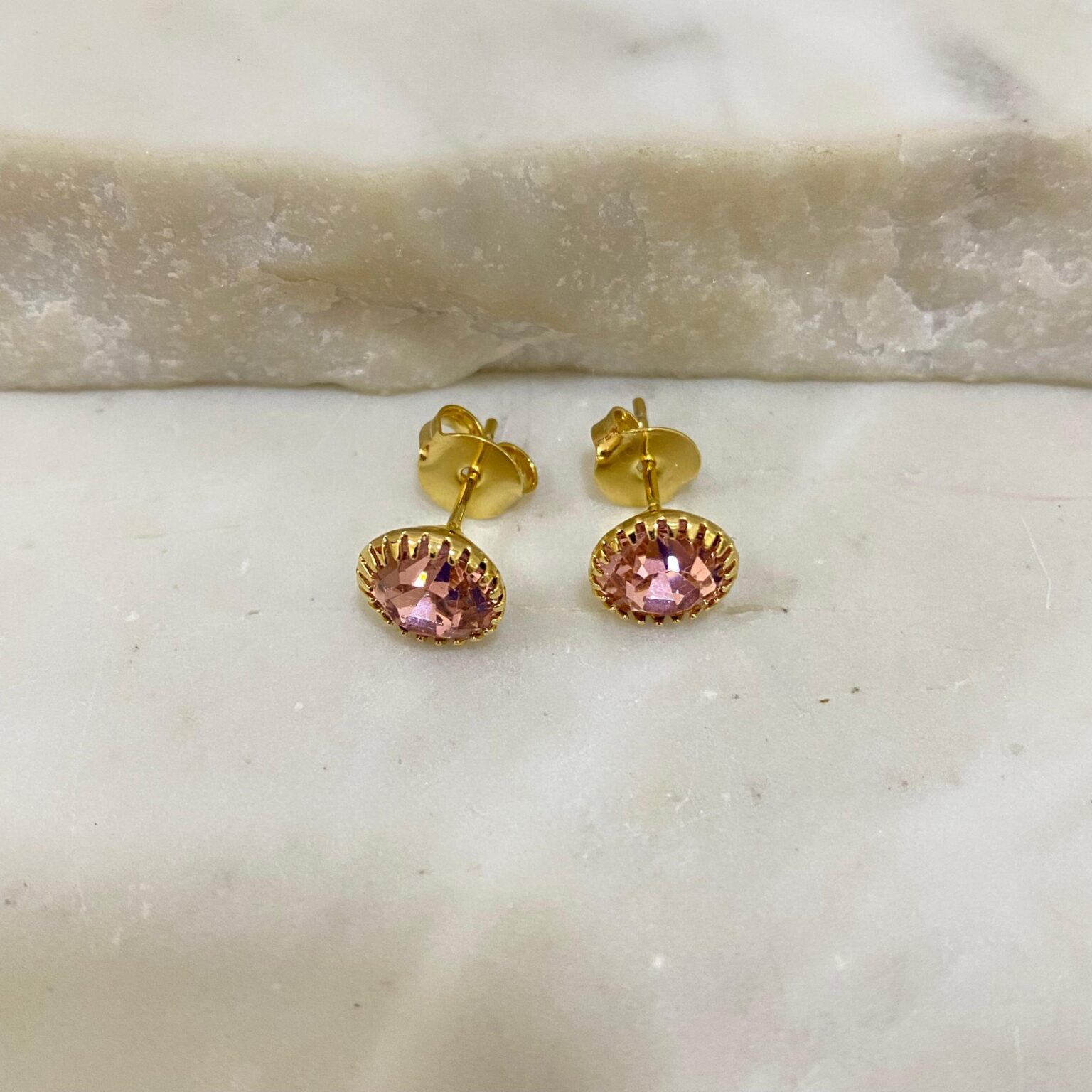 Aro punto de luz rosa G