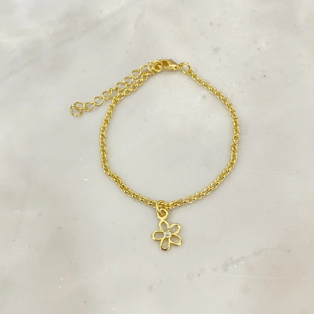 Pulsera infantil mini elo pt florcita