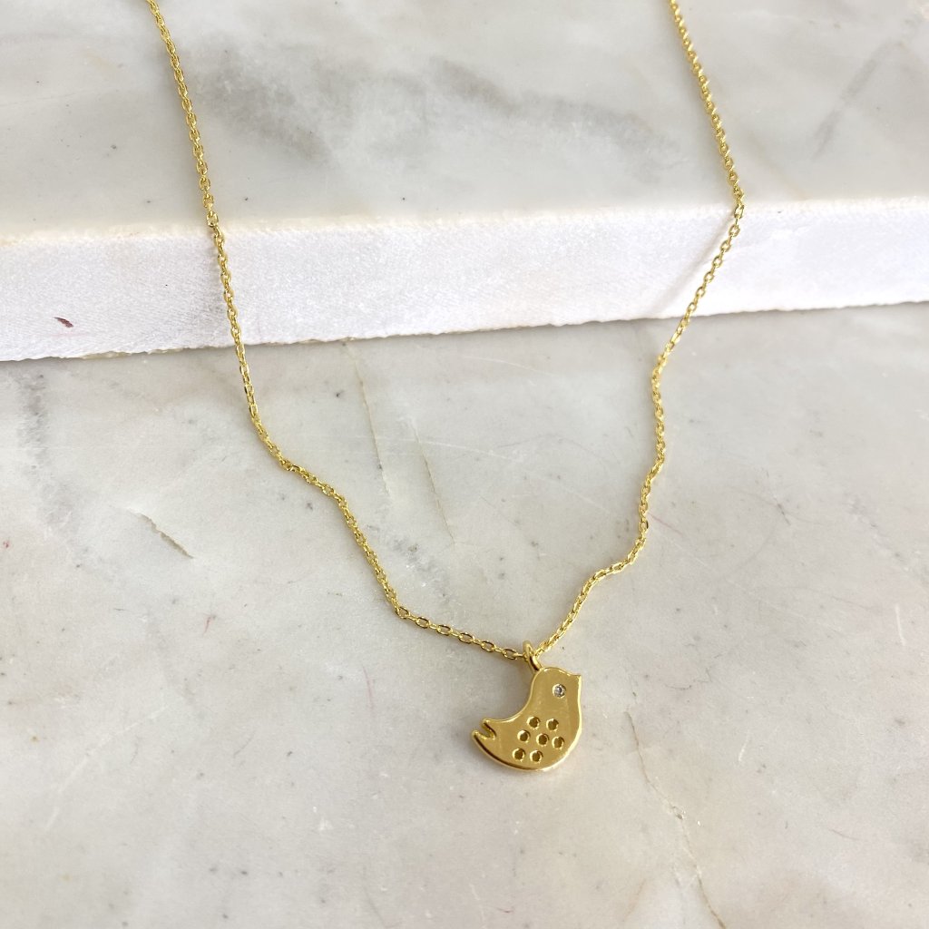 Collar infantil pajarito