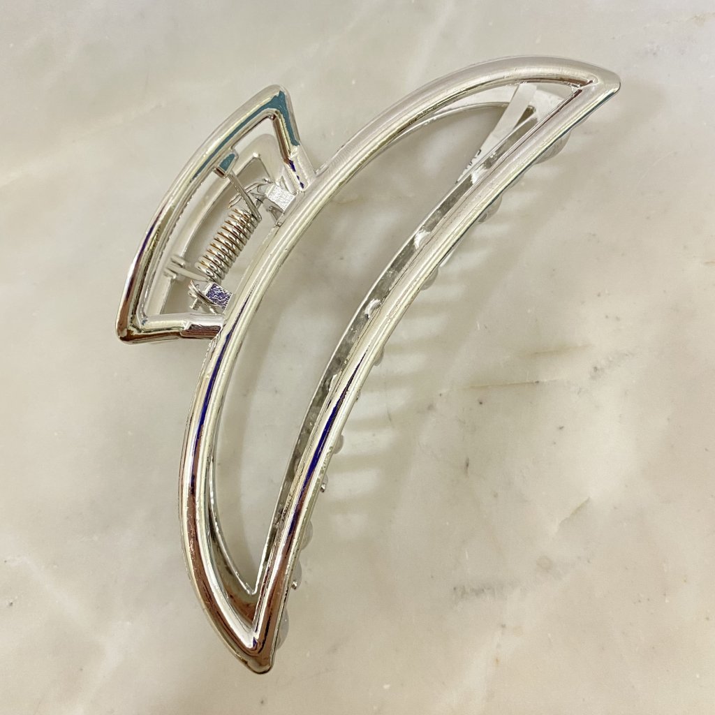 Evilla G de metal plata/1