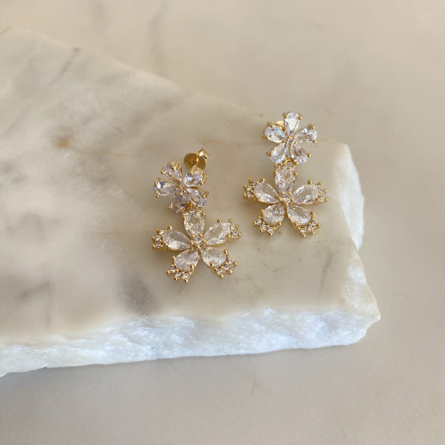 Aro dos flores colgante 7682